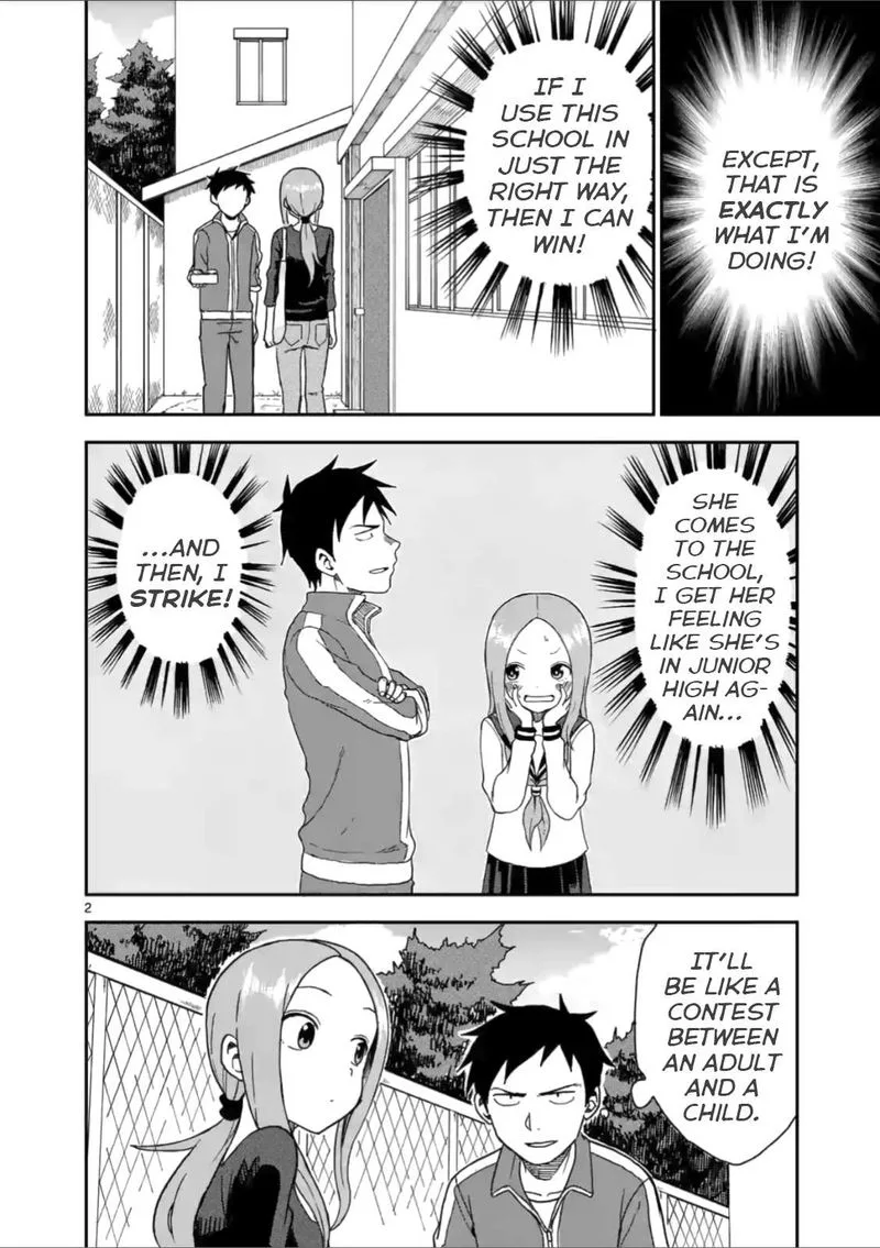 Karakai Jouzu no (Moto) Takagi-san Chapter 60 page 2