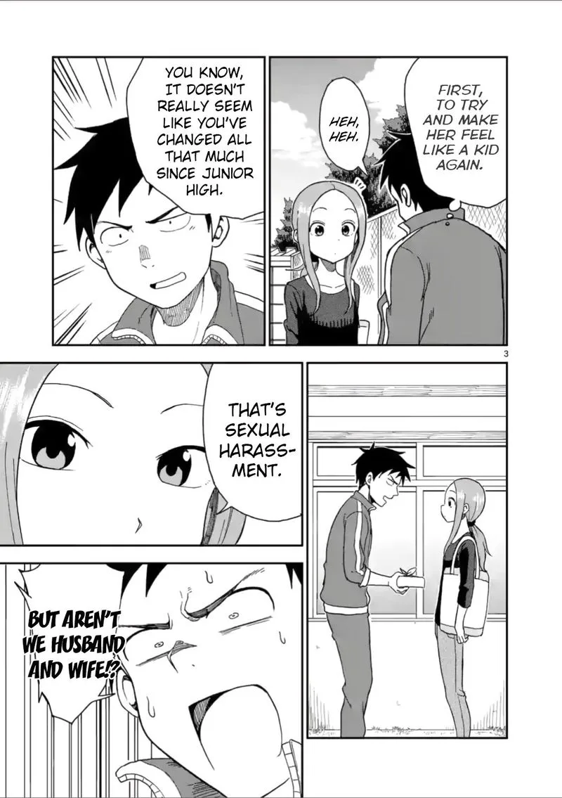 Karakai Jouzu no (Moto) Takagi-san Chapter 60 page 3