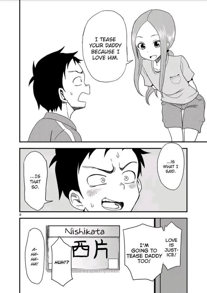 Karakai Jouzu no (Moto) Takagi-san Chapter 7 page 8