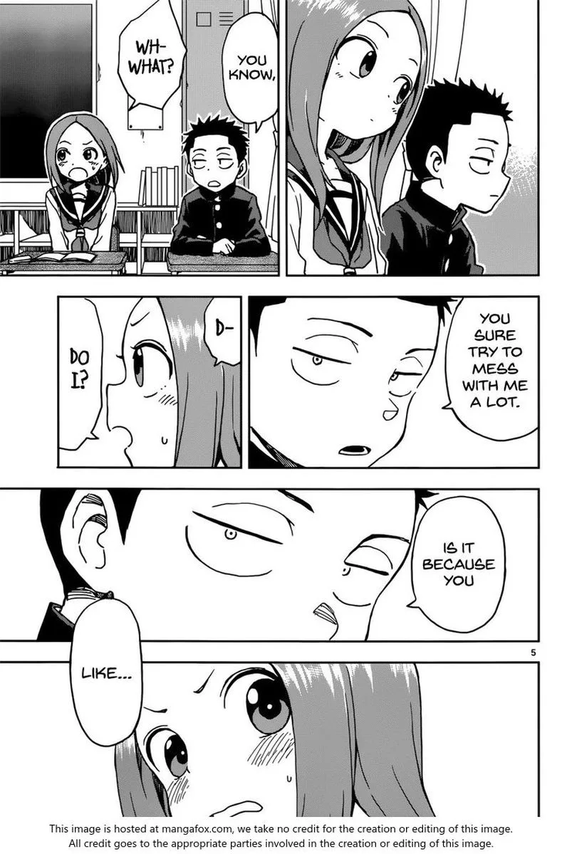 Karakai Jouzu no (Moto) Takagi-san Chapter 73 page 5