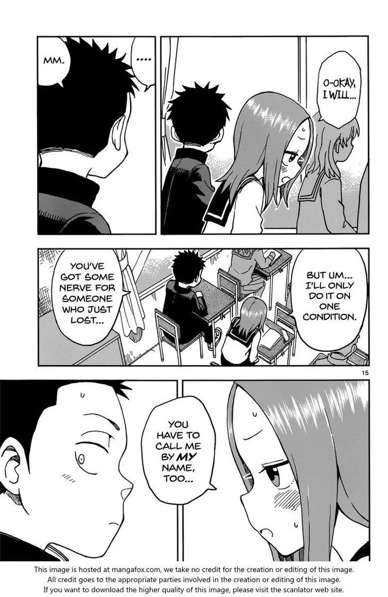 Karakai Jouzu no (Moto) Takagi-san Chapter 73 page 15