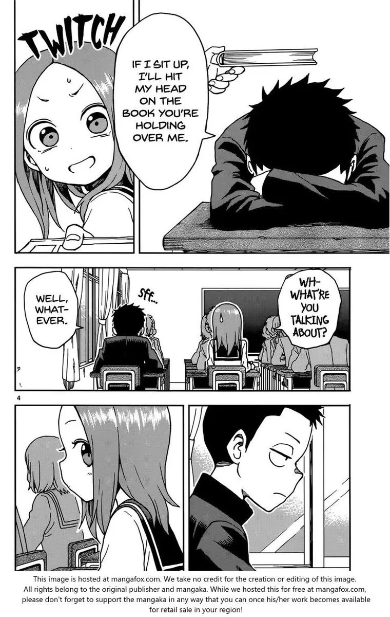 Karakai Jouzu no (Moto) Takagi-san Chapter 73 page 4