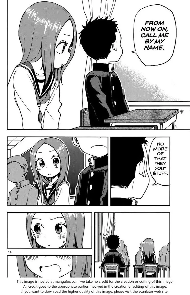 Karakai Jouzu no (Moto) Takagi-san Chapter 73 page 14