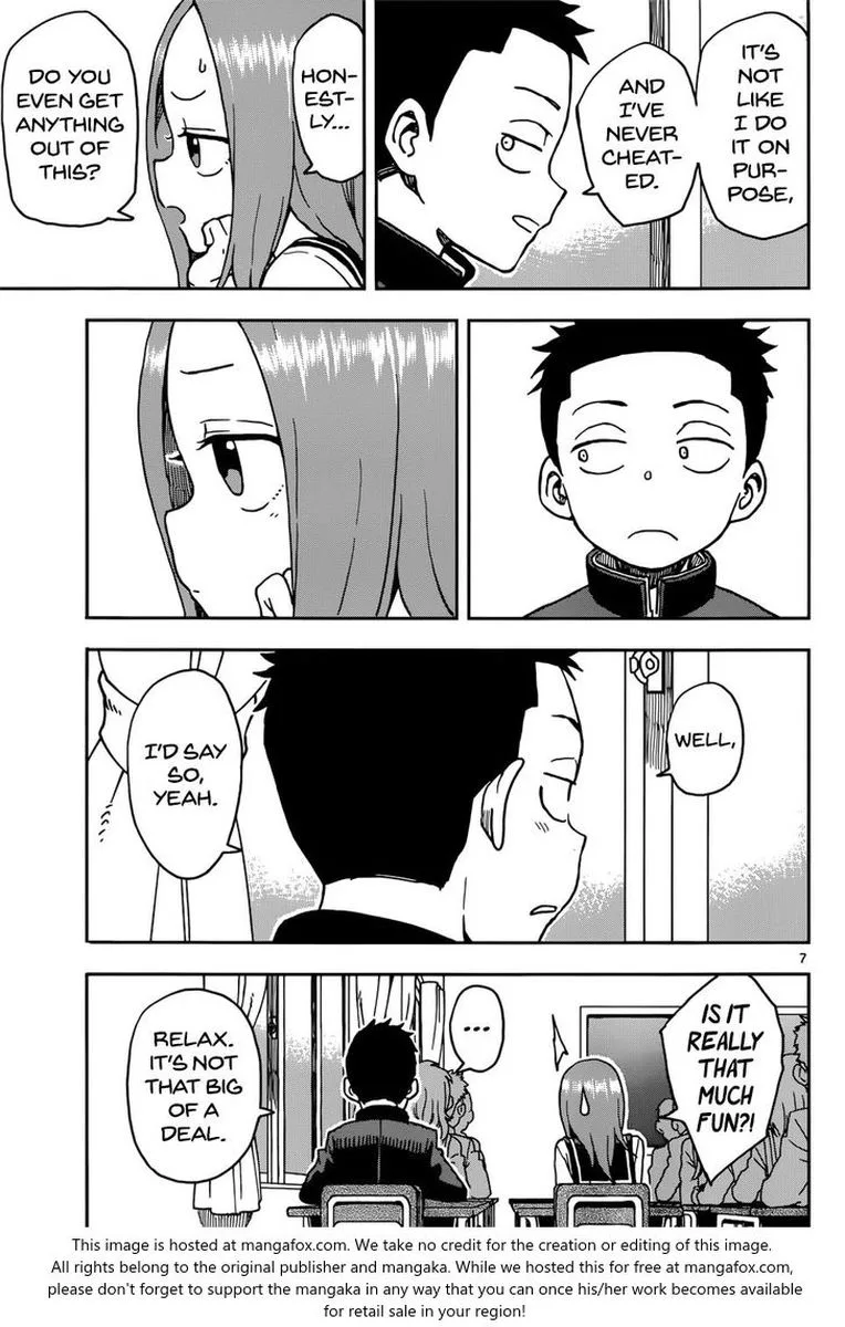 Karakai Jouzu no (Moto) Takagi-san Chapter 73 page 7