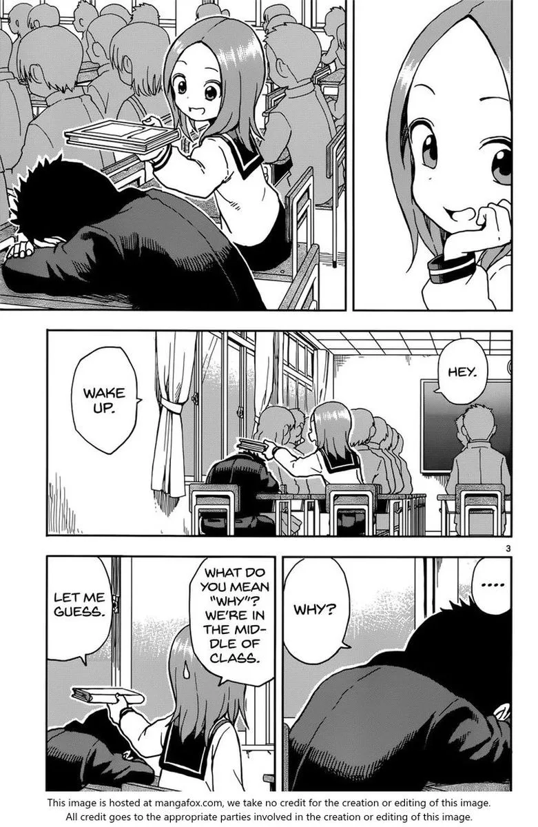 Karakai Jouzu no (Moto) Takagi-san Chapter 73 page 3