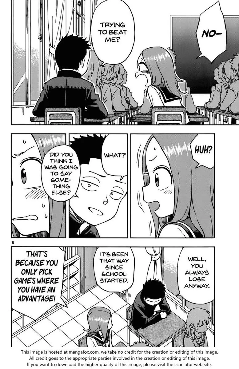 Karakai Jouzu no (Moto) Takagi-san Chapter 73 page 6