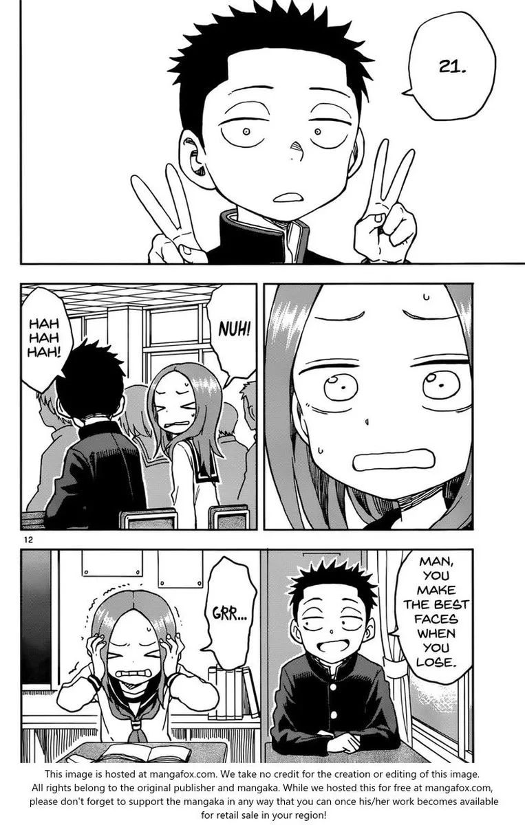 Karakai Jouzu no (Moto) Takagi-san Chapter 73 page 12
