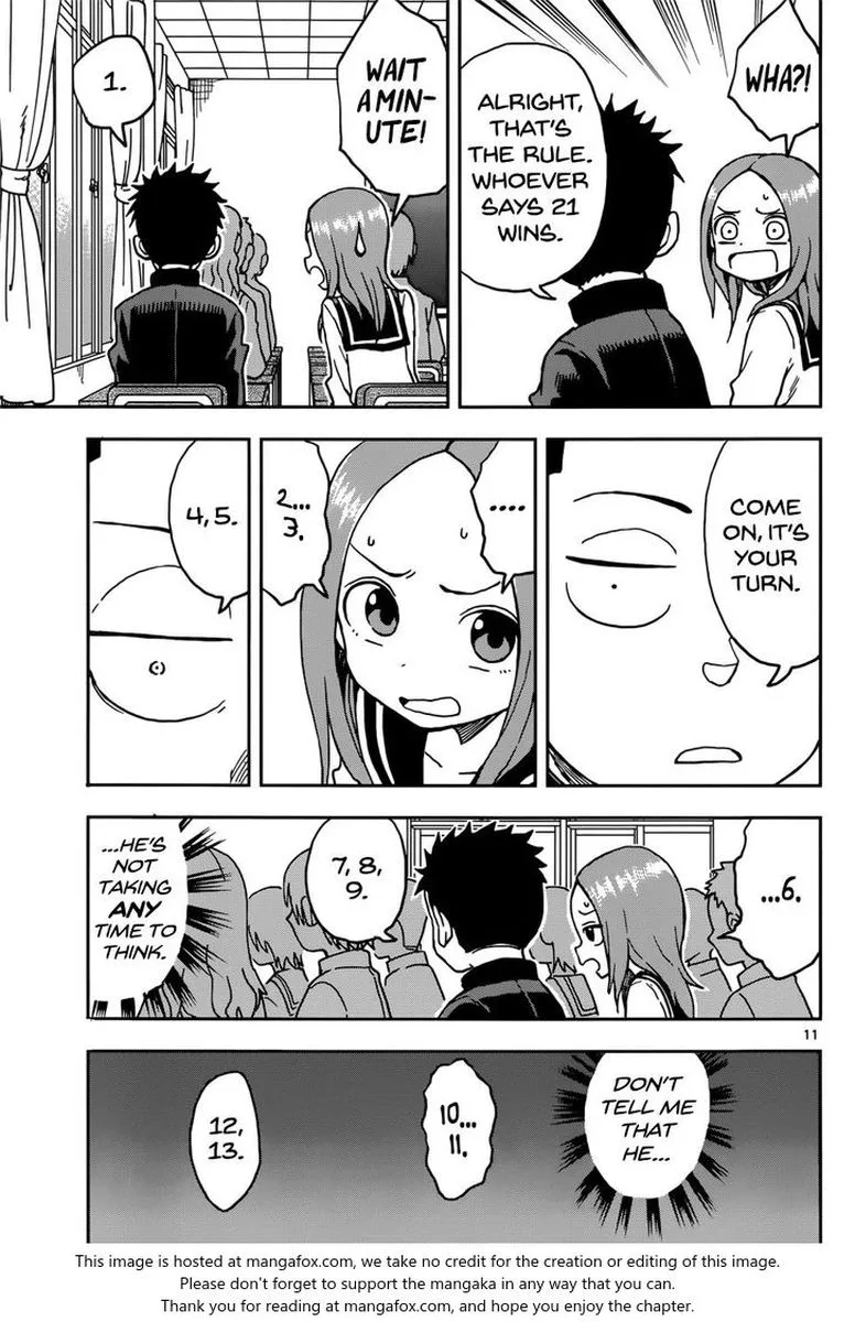Karakai Jouzu no (Moto) Takagi-san Chapter 73 page 11