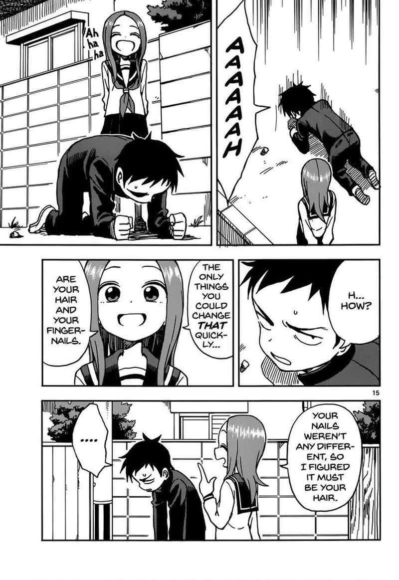 Karakai Jouzu no (Moto) Takagi-san Chapter 74 page 15