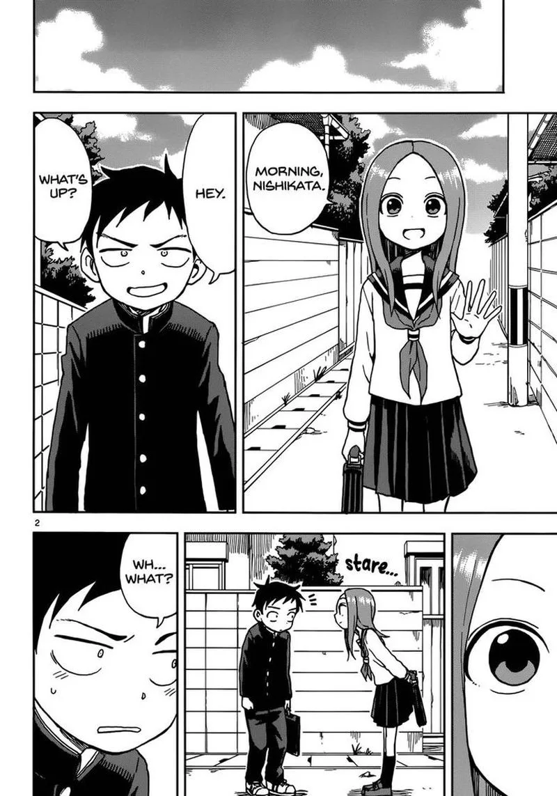 Karakai Jouzu no (Moto) Takagi-san Chapter 74 page 2