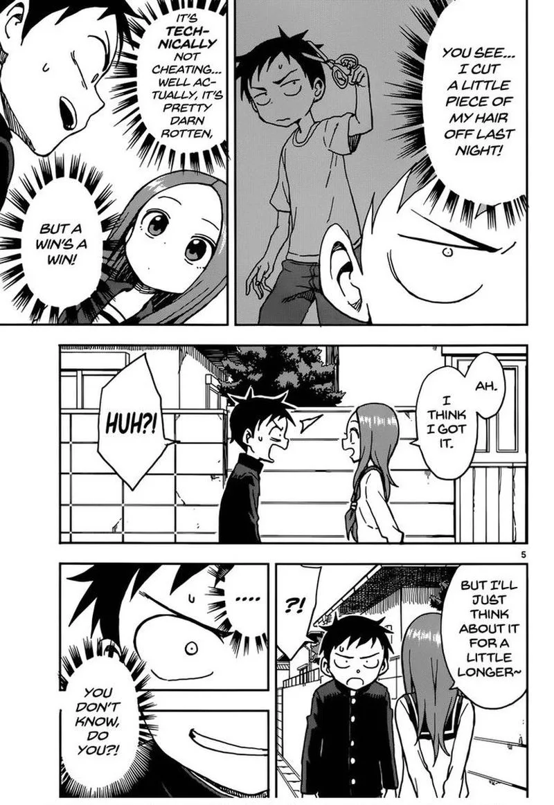 Karakai Jouzu no (Moto) Takagi-san Chapter 74 page 5