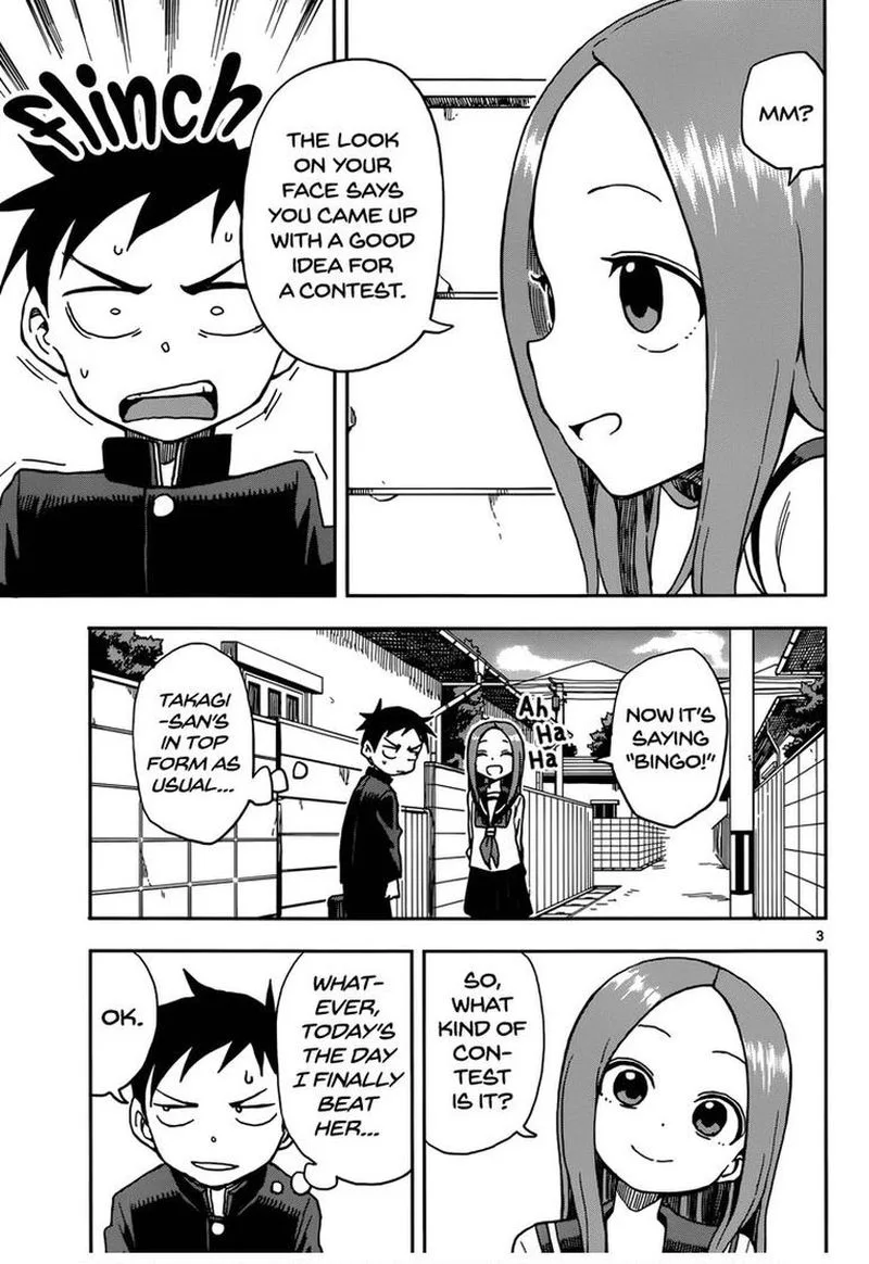 Karakai Jouzu no (Moto) Takagi-san Chapter 74 page 3