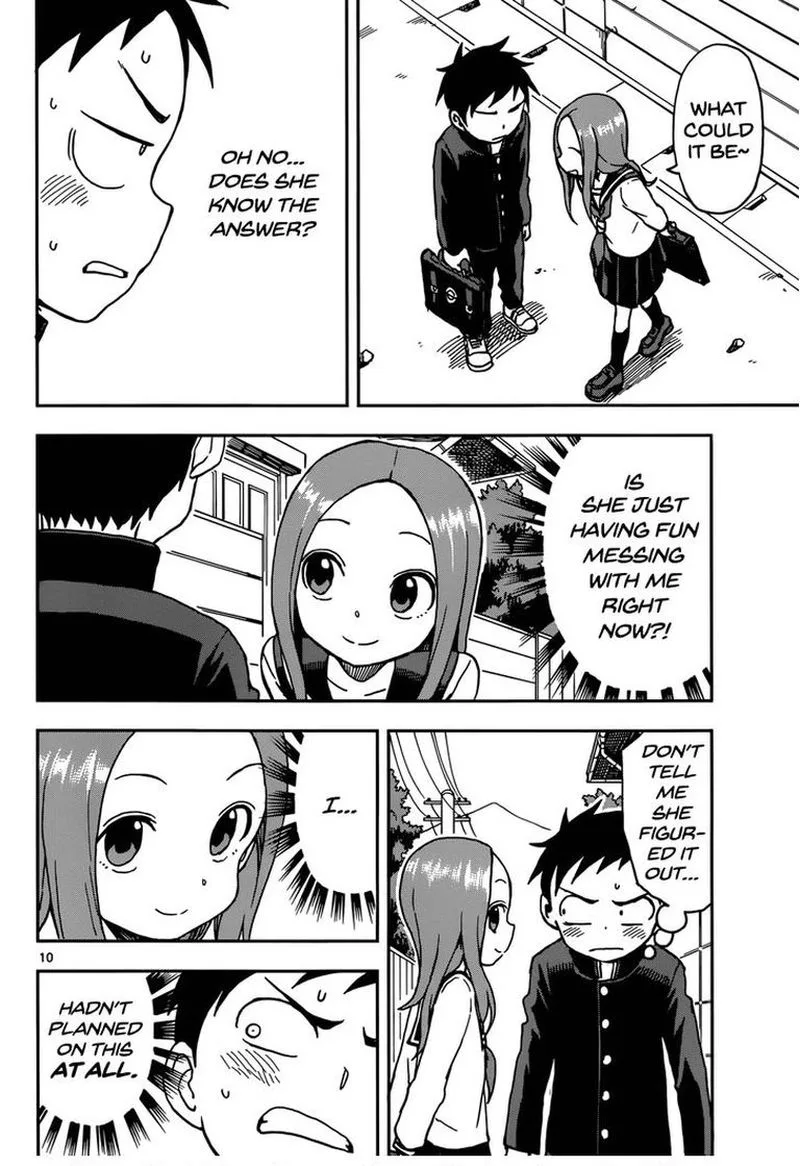 Karakai Jouzu no (Moto) Takagi-san Chapter 74 page 10