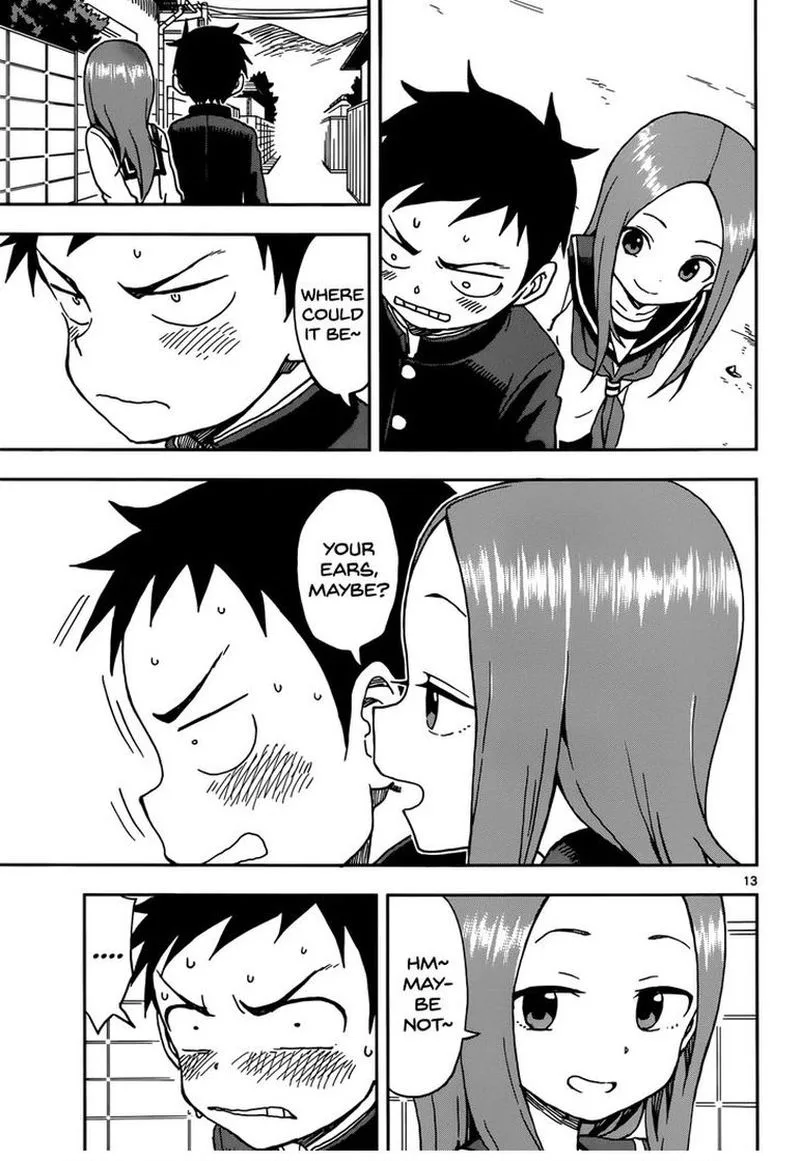 Karakai Jouzu no (Moto) Takagi-san Chapter 74 page 13