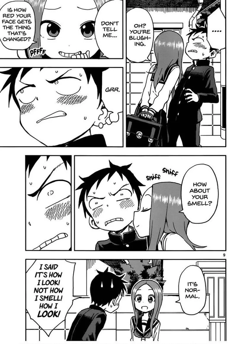 Karakai Jouzu no (Moto) Takagi-san Chapter 74 page 9
