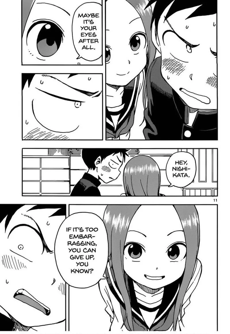 Karakai Jouzu no (Moto) Takagi-san Chapter 74 page 11
