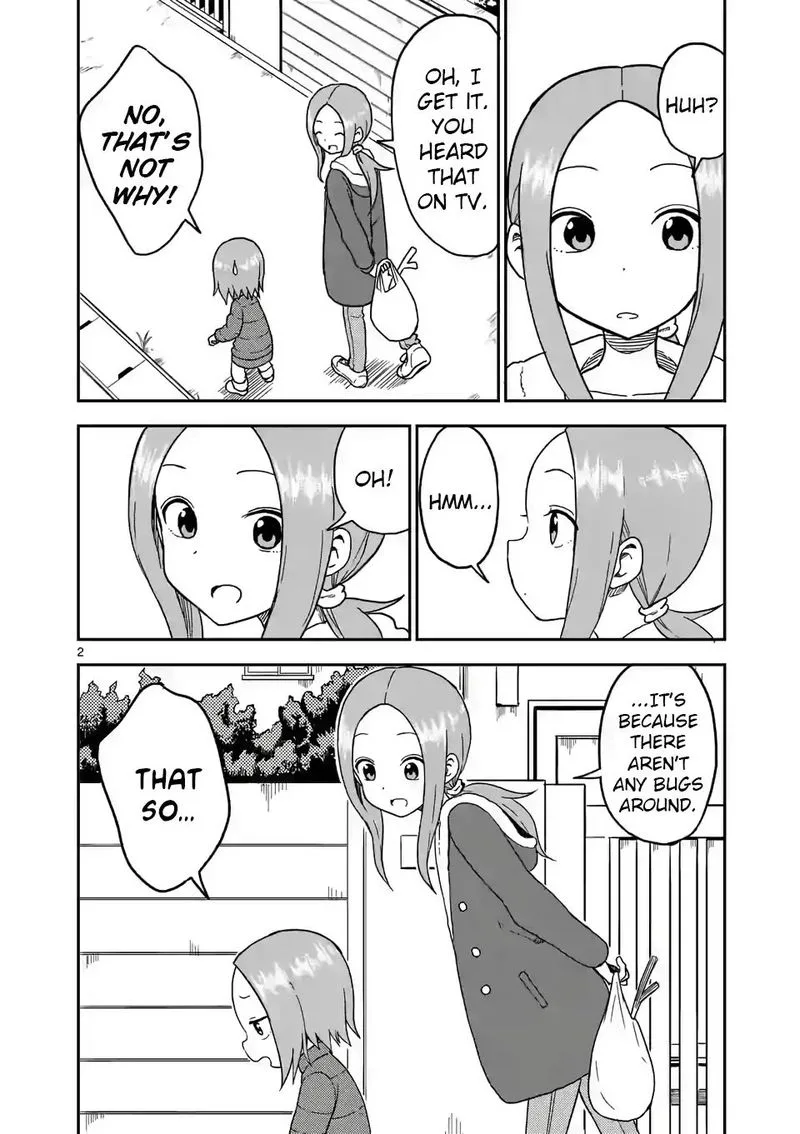 Karakai Jouzu no (Moto) Takagi-san Chapter 76 page 2