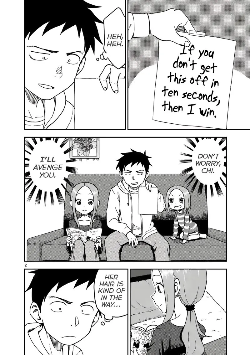 Karakai Jouzu no (Moto) Takagi-san Chapter 78 page 2