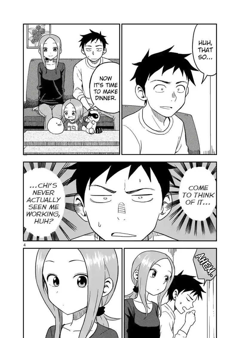 Karakai Jouzu no (Moto) Takagi-san Chapter 79 page 4