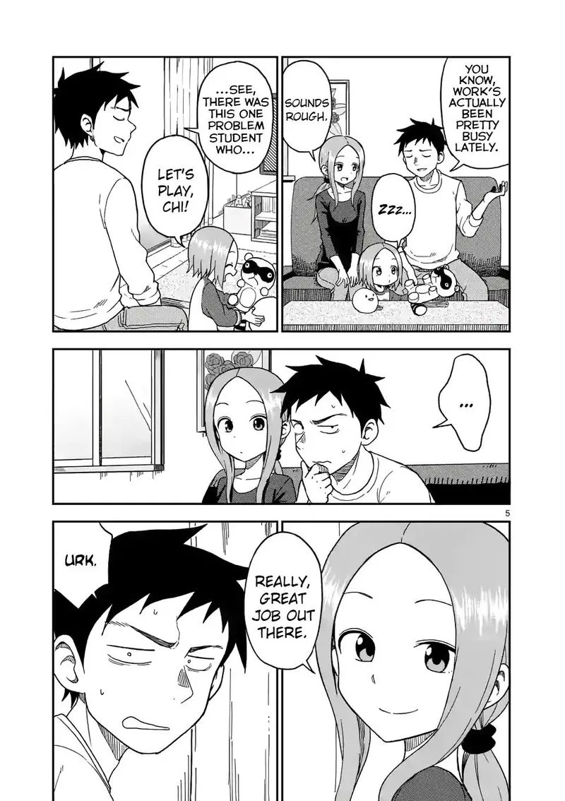 Karakai Jouzu no (Moto) Takagi-san Chapter 79 page 5