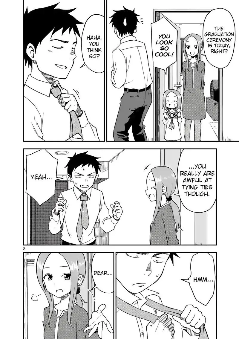 Karakai Jouzu no (Moto) Takagi-san Chapter 81 page 2
