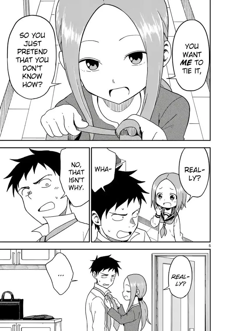 Karakai Jouzu no (Moto) Takagi-san Chapter 81 page 5