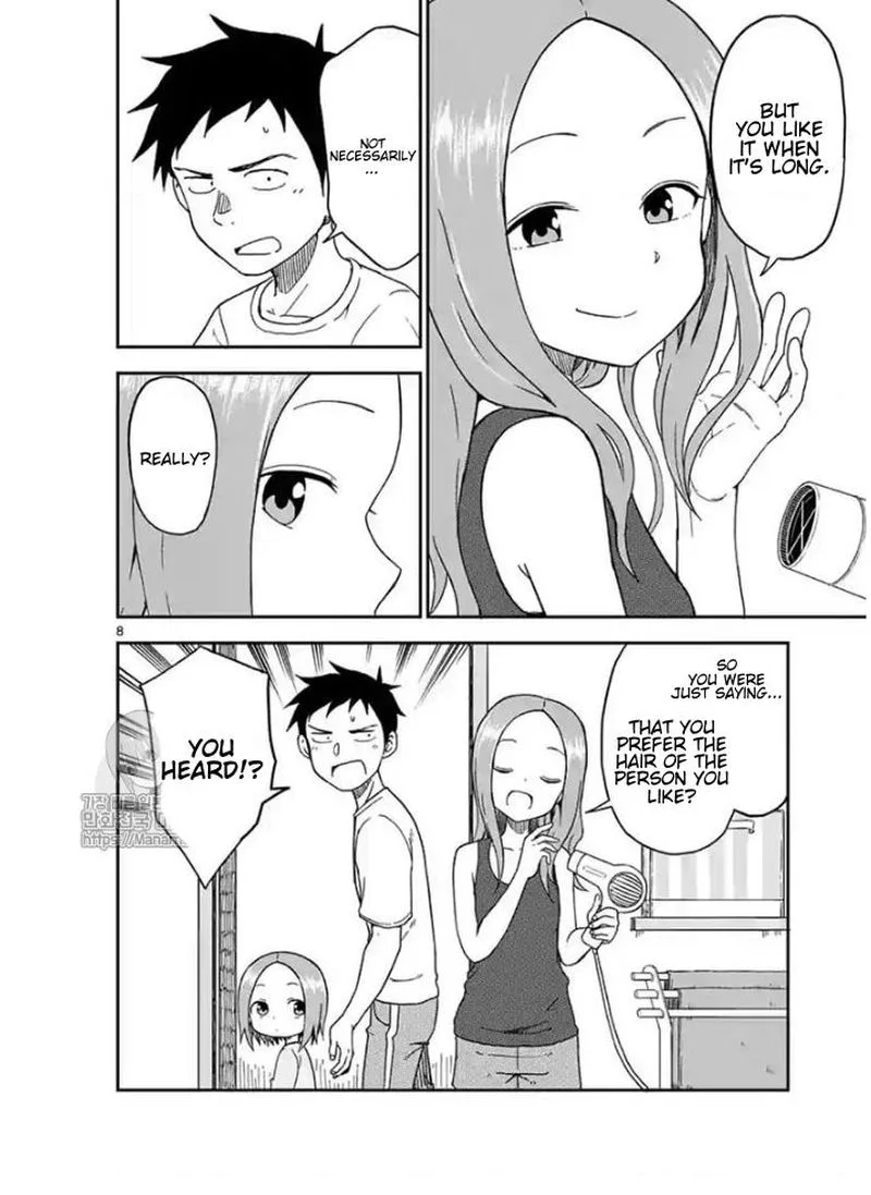 Karakai Jouzu no (Moto) Takagi-san Chapter 82 page 8