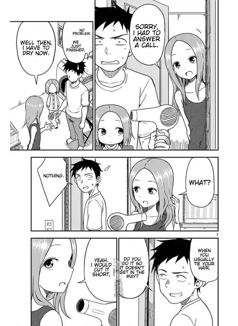 Karakai Jouzu no (Moto) Takagi-san Chapter 82 page 7