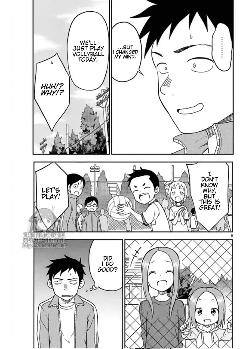 Karakai Jouzu no (Moto) Takagi-san Chapter 83 page 5