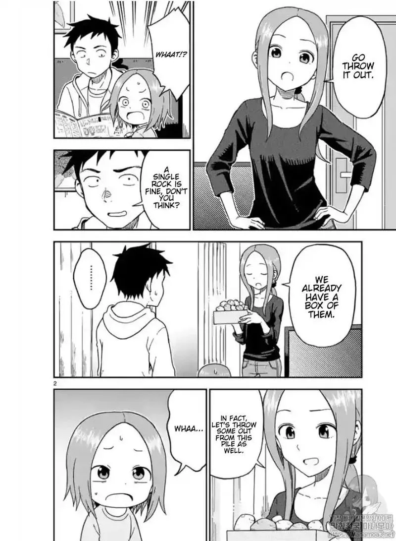 Karakai Jouzu no (Moto) Takagi-san Chapter 84 page 2