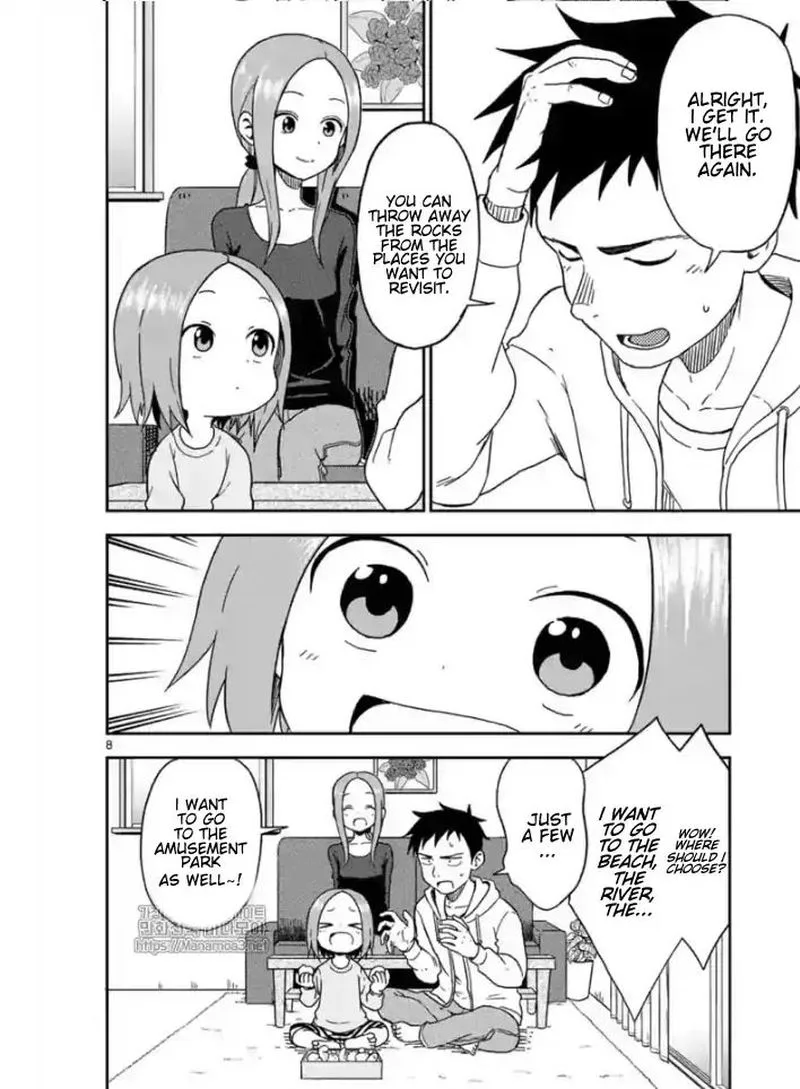 Karakai Jouzu no (Moto) Takagi-san Chapter 84 page 8