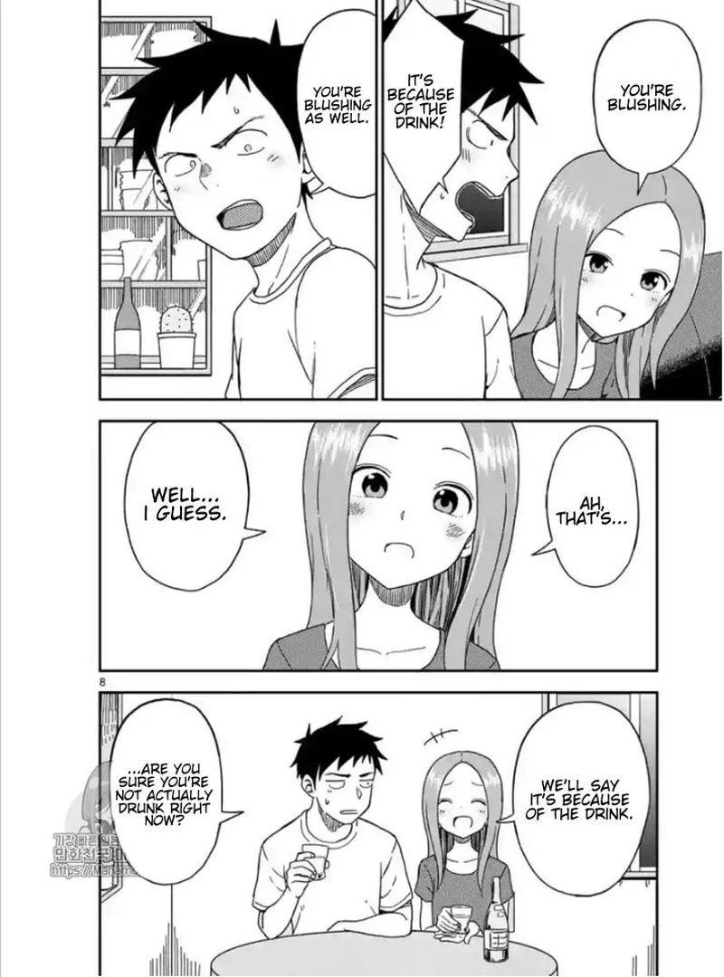 Karakai Jouzu no (Moto) Takagi-san Chapter 85 page 8
