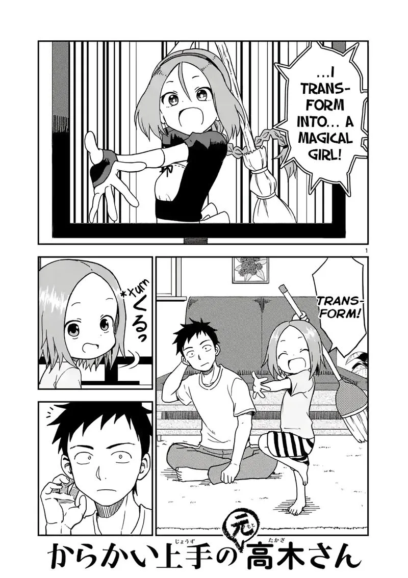 Karakai Jouzu no (Moto) Takagi-san Chapter 89 page 1