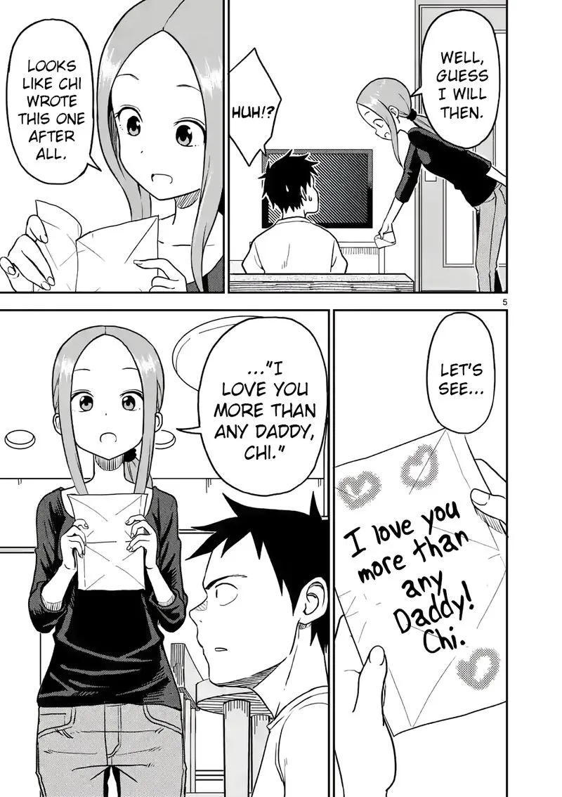 Karakai Jouzu no (Moto) Takagi-san Chapter 91 page 5