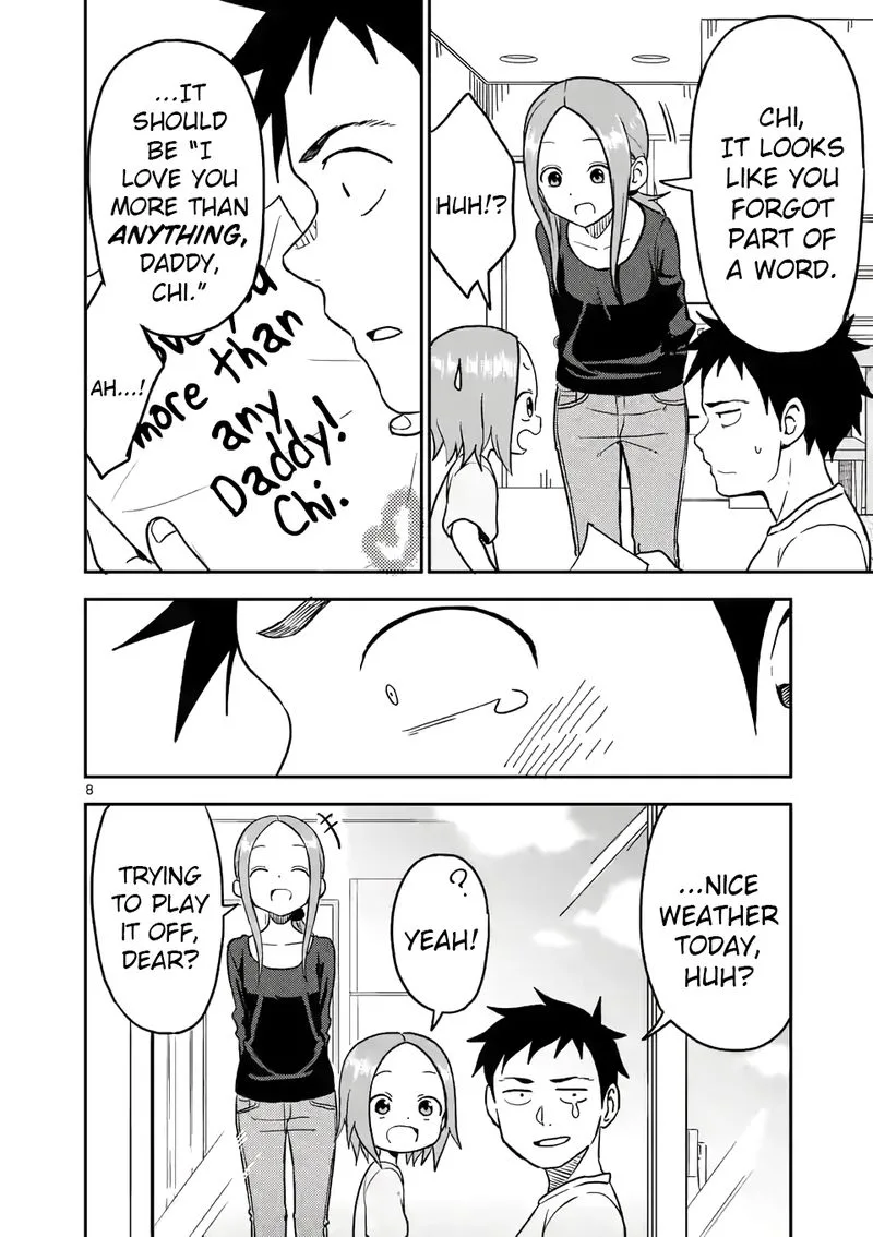 Karakai Jouzu no (Moto) Takagi-san Chapter 91 page 8