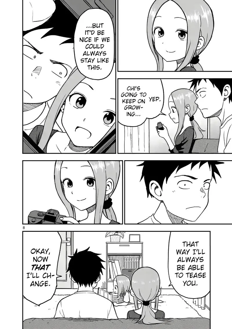 Karakai Jouzu no (Moto) Takagi-san Chapter 92 page 8