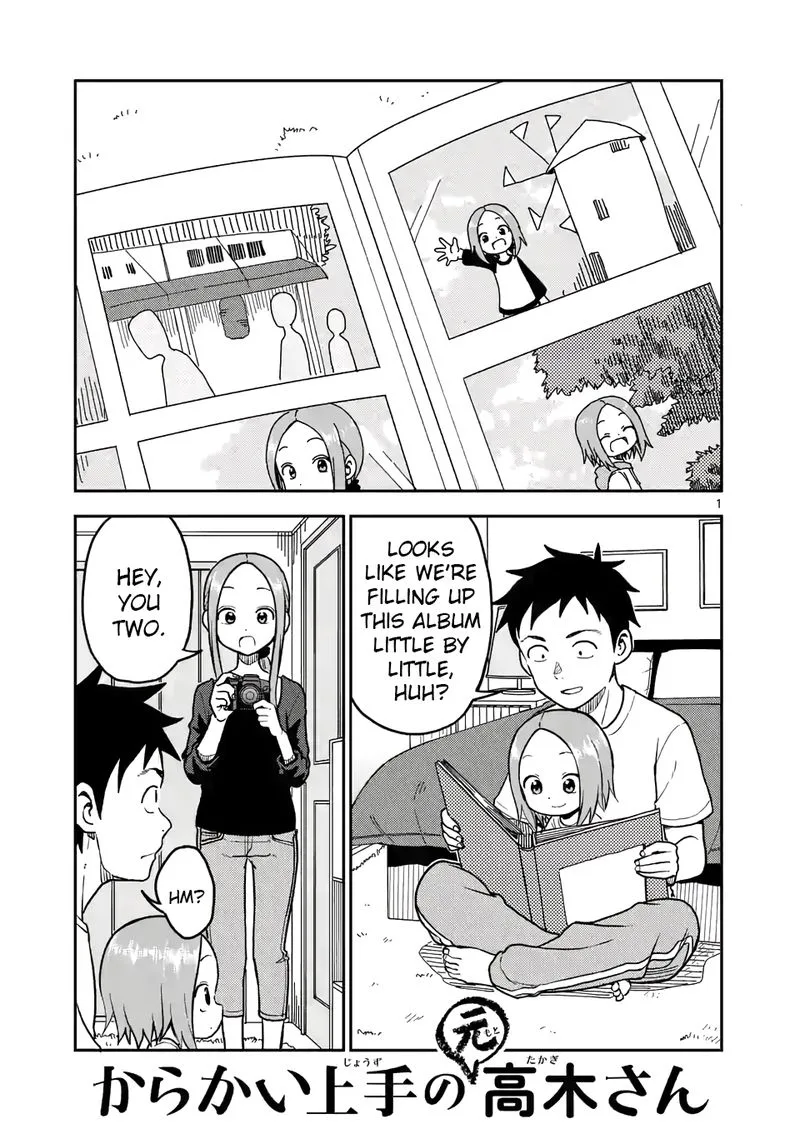 Karakai Jouzu no (Moto) Takagi-san Chapter 92 page 1