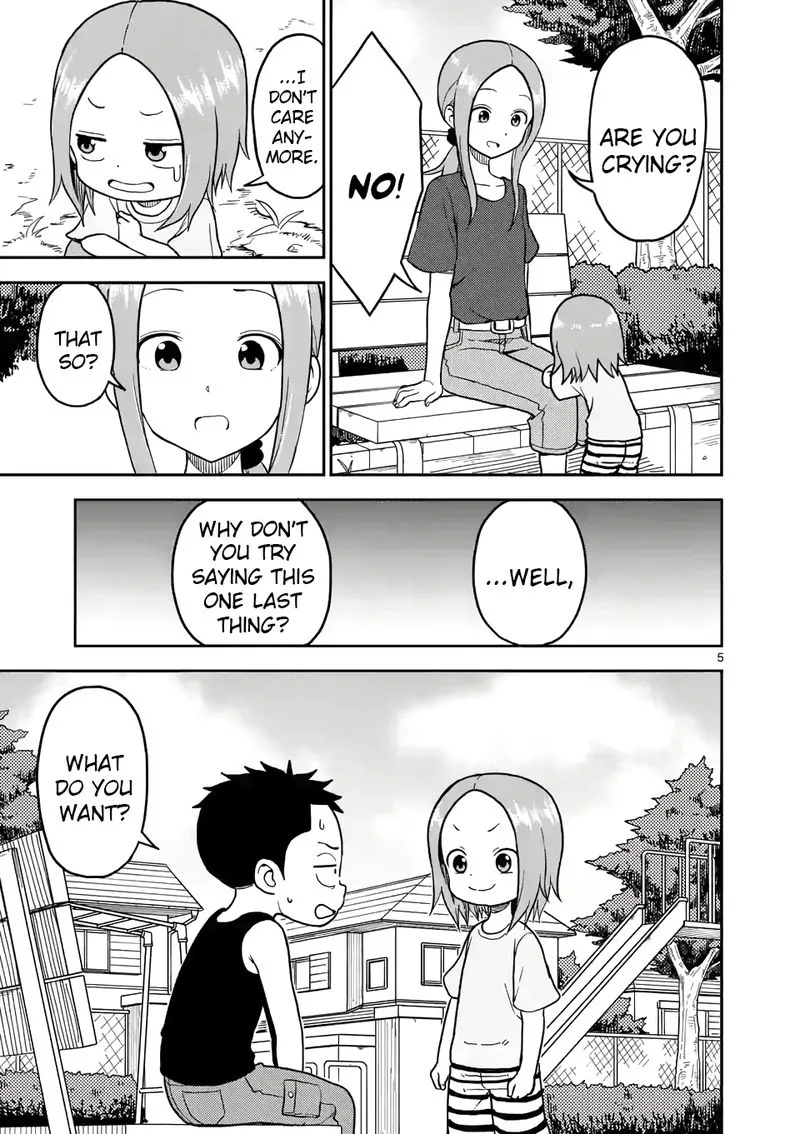 Karakai Jouzu no (Moto) Takagi-san Chapter 93 page 5