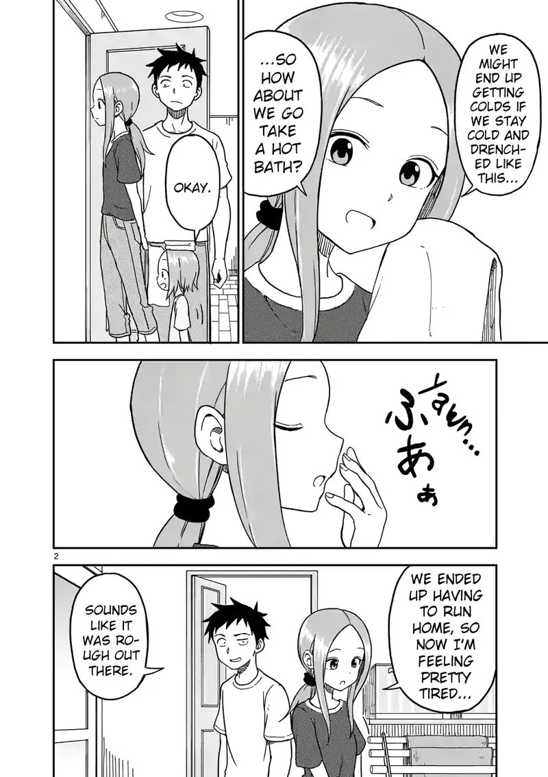 Karakai Jouzu no (Moto) Takagi-san Chapter 94 page 2