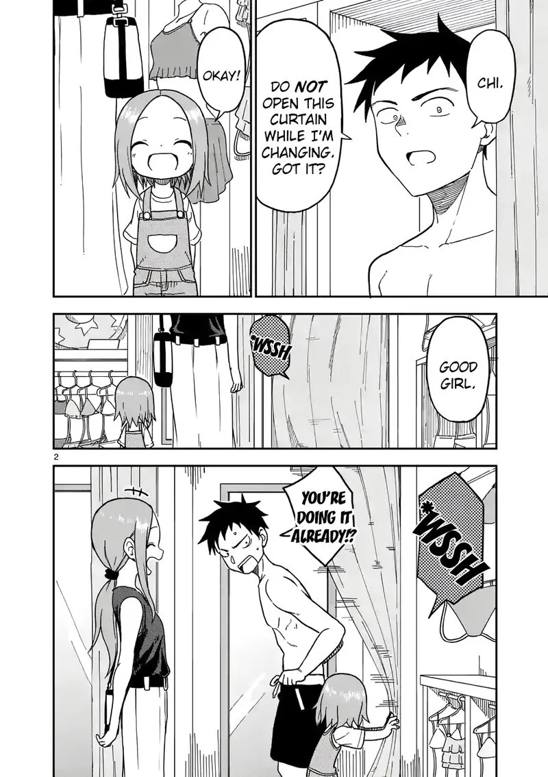 Karakai Jouzu no (Moto) Takagi-san Chapter 96 page 2
