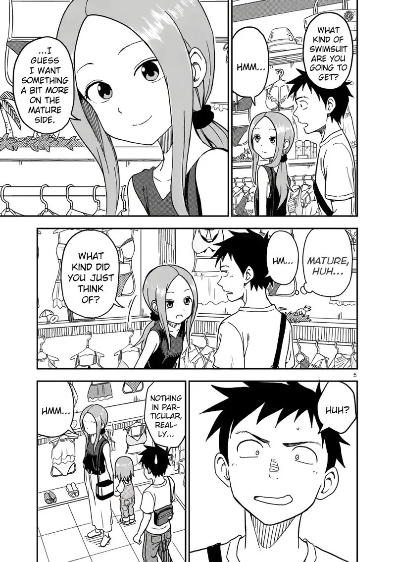 Karakai Jouzu no (Moto) Takagi-san Chapter 96 page 5