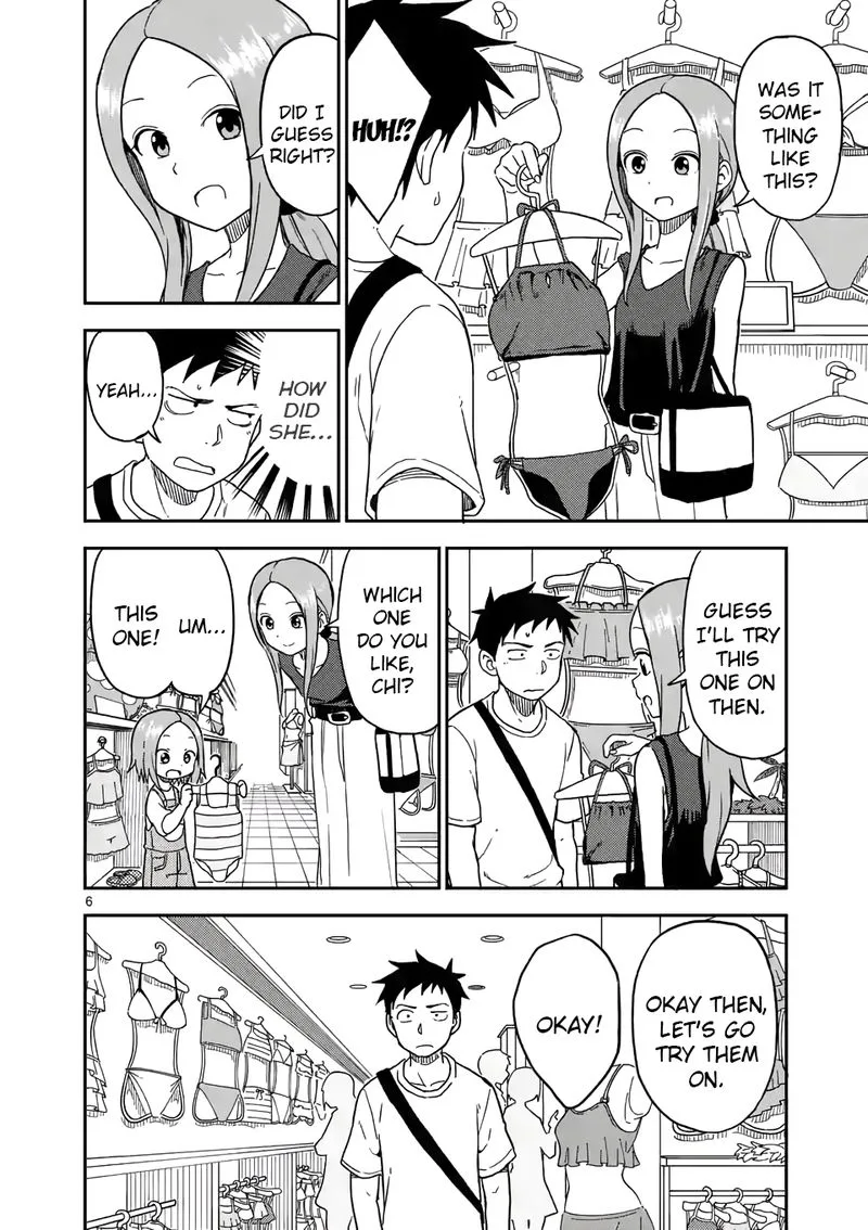 Karakai Jouzu no (Moto) Takagi-san Chapter 96 page 6