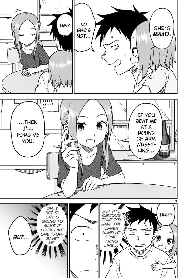 Karakai Jouzu no (Moto) Takagi-san Chapter 98 page 3