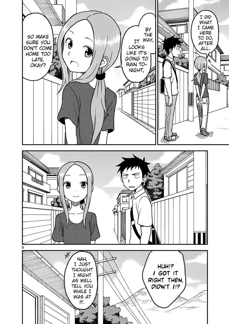 Karakai Jouzu no (Moto) Takagi-san Chapter 99 page 8