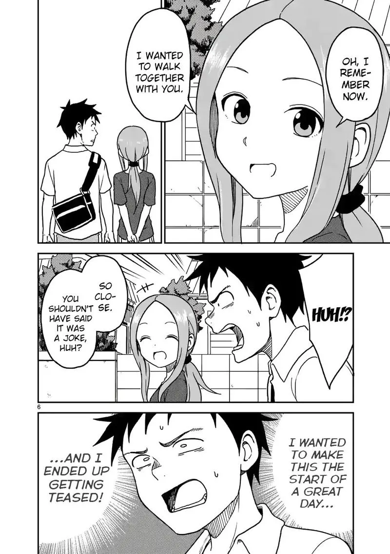 Karakai Jouzu no (Moto) Takagi-san Chapter 99 page 6