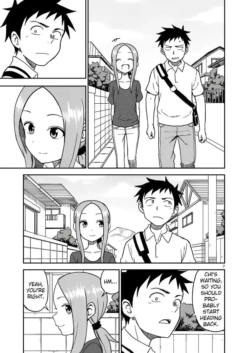 Karakai Jouzu no (Moto) Takagi-san Chapter 99 page 7