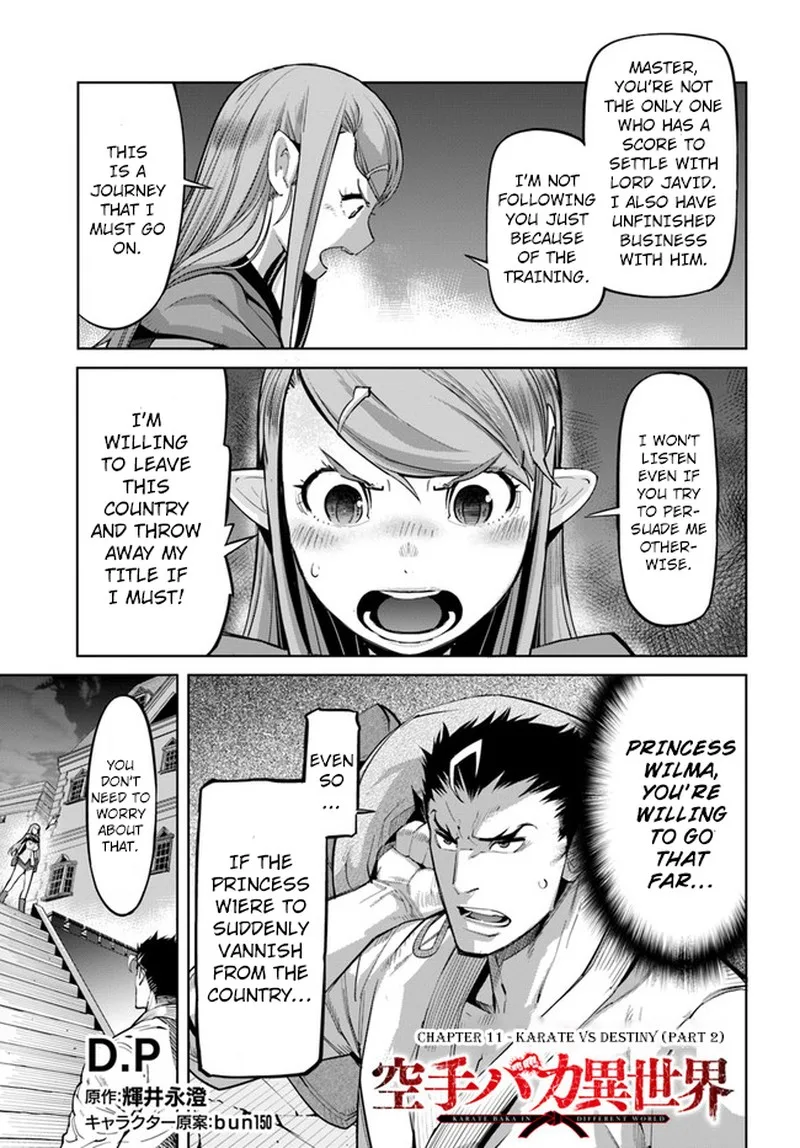 Karate Baka Iseka Chapter 11.2 page 1