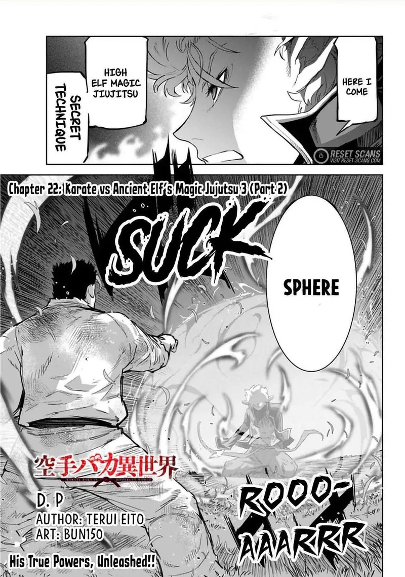 Karate Baka Iseka Chapter 22.2 page 1