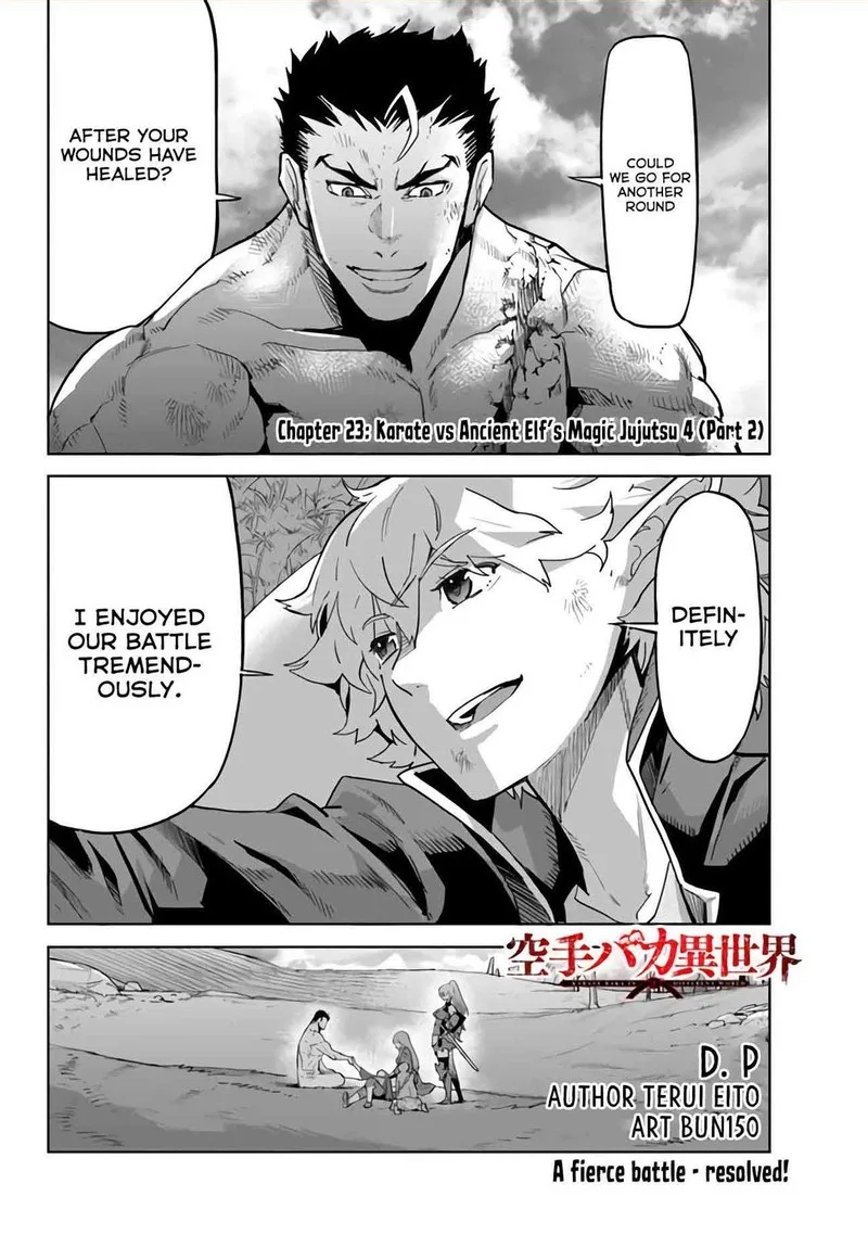 Karate Baka Iseka Chapter 23.2 page 1
