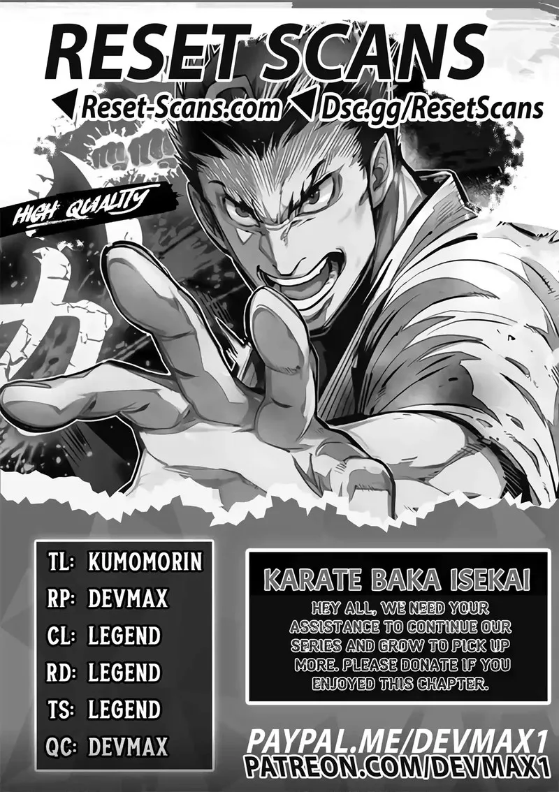 Karate Baka Iseka Chapter 24.2 page 1